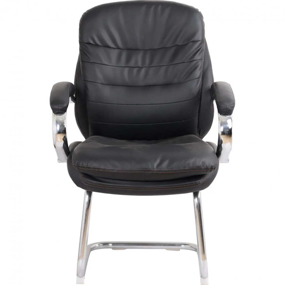 Конференц-кресло BN_SH_EChair-515V PU кожзам черный, хром