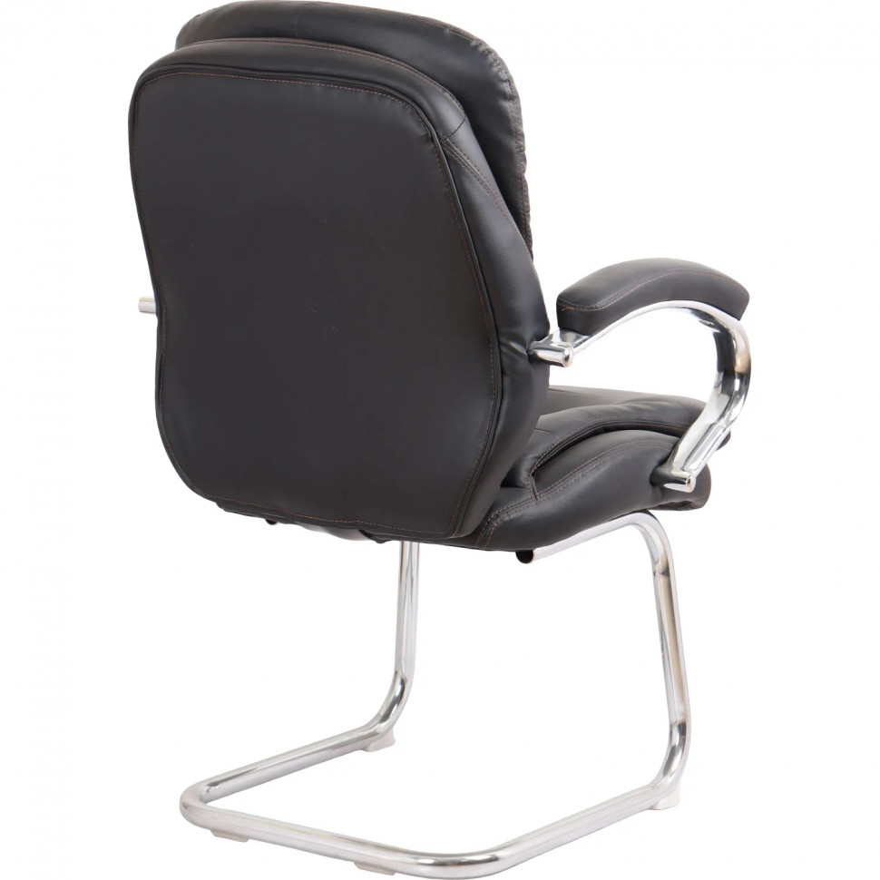 Конференц-кресло BN_SH_EChair-515V PU кожзам черный, хром