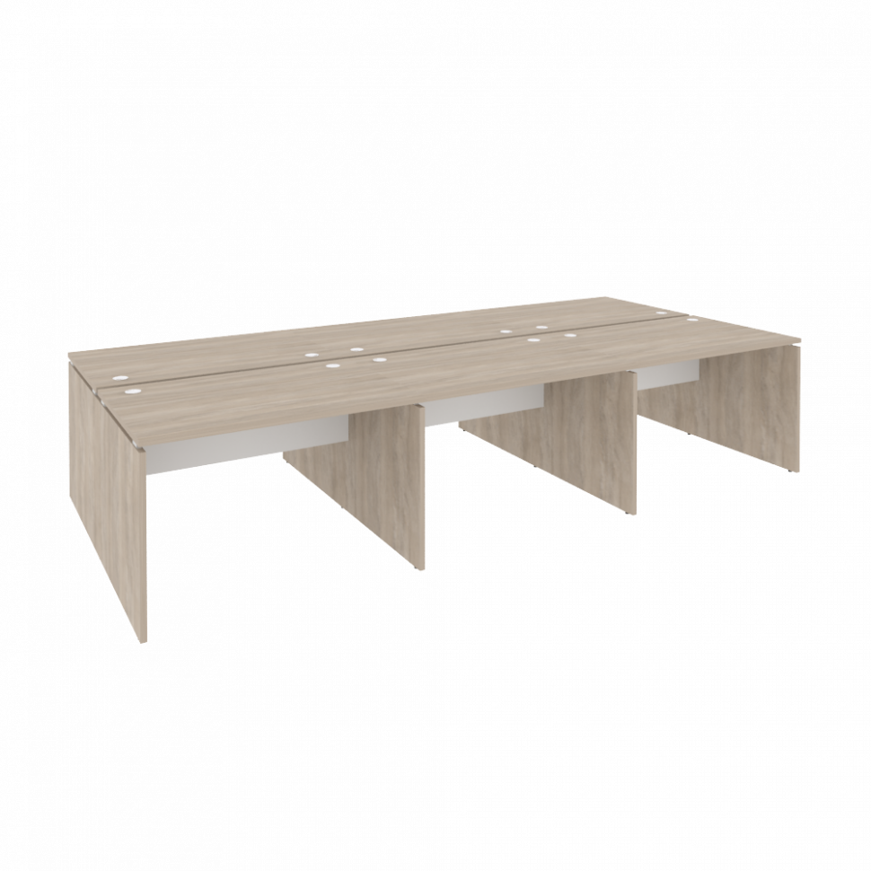 Onix Рабочая станция O.D.RS-6.2.8 Дуб Аттик/Белый Бриллиант 3540*1635*750