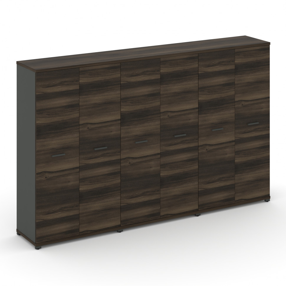 Concept Шкаф 3 широкие секции, 4 ниши CN.STS-436 A Дуб Мали/Антрацит/Металл Антрацит 2500*420*1554 Concept Шкаф 3 широкие секции, 4 ниши CN.STS-436 A Дуб Мали/Антрацит/Металл Антрацит 2500*420*1554