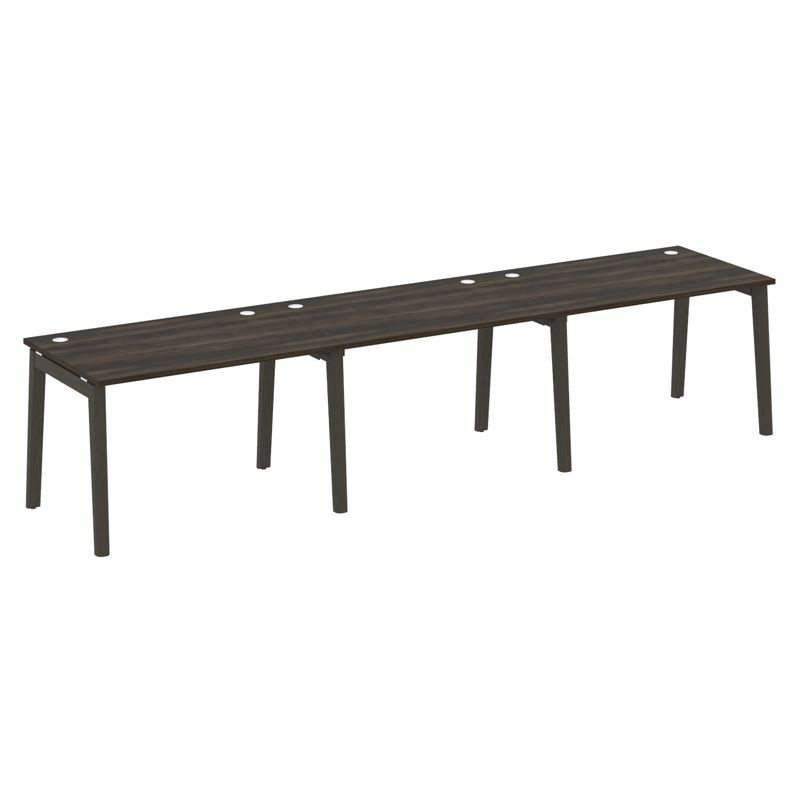 Onix Wood Рабочая станция OW.RS-3.2.8 Дуб Мали/Дуб Темный/Металл Антрацит 3540*800*750