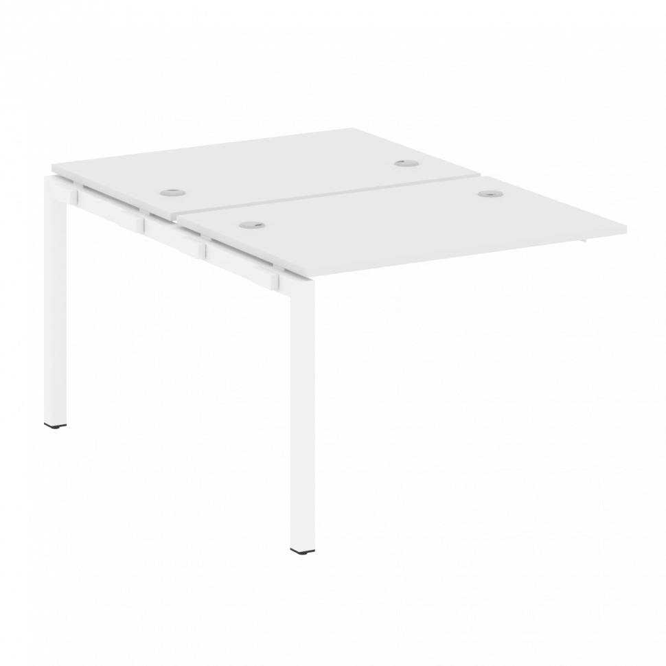 Metal System Quattro Проходной элемент рабочей станции на П-образном м/к 50БП.ПРС-СП-2.1 Белый/Метал Metal System Quattro Проходной элемент рабочей станции на П-образном м/к 50БП.ПРС-СП-2.1 Белый/Метал