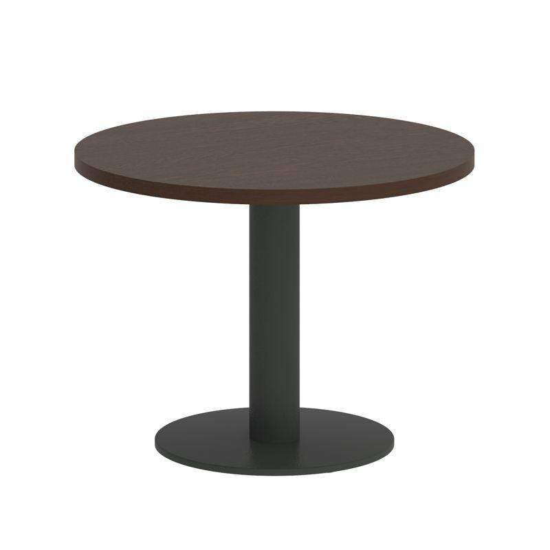 Riva Стол журнальный круглый А.СЖ-1 Венге Цаво/Металл Антрацит 600*600*450