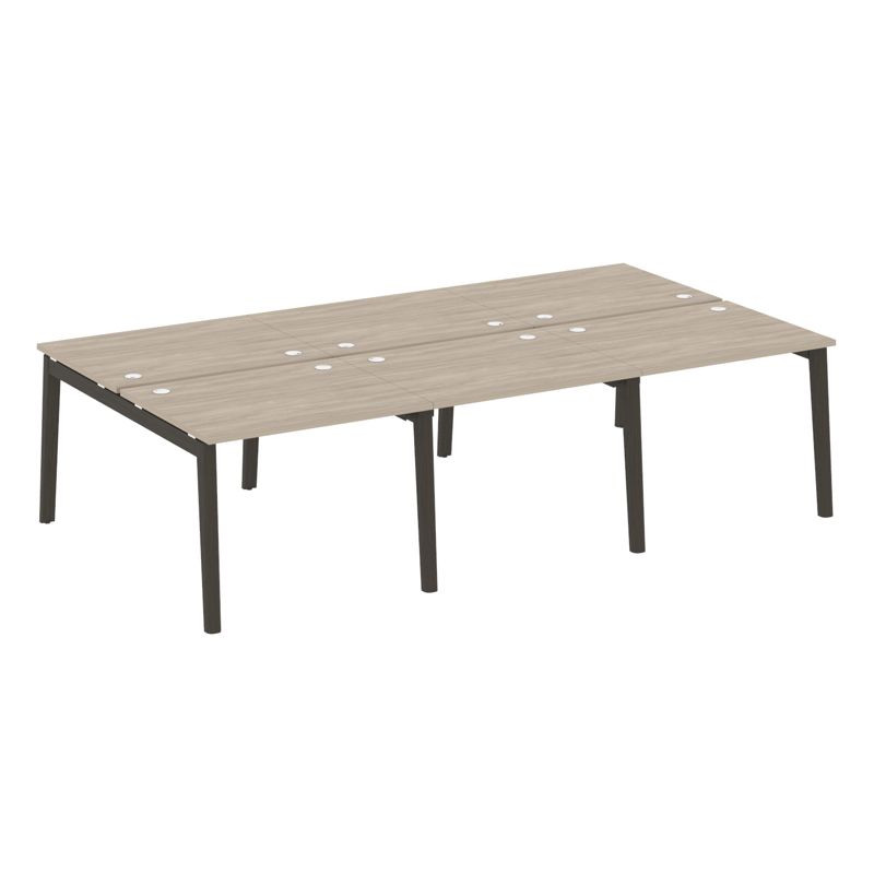 Onix Wood Рабочая станция OW.D.RS-6.1.8 Дуб Аттик/Дуб Темный/Металл Антрацит 2940*1635*750