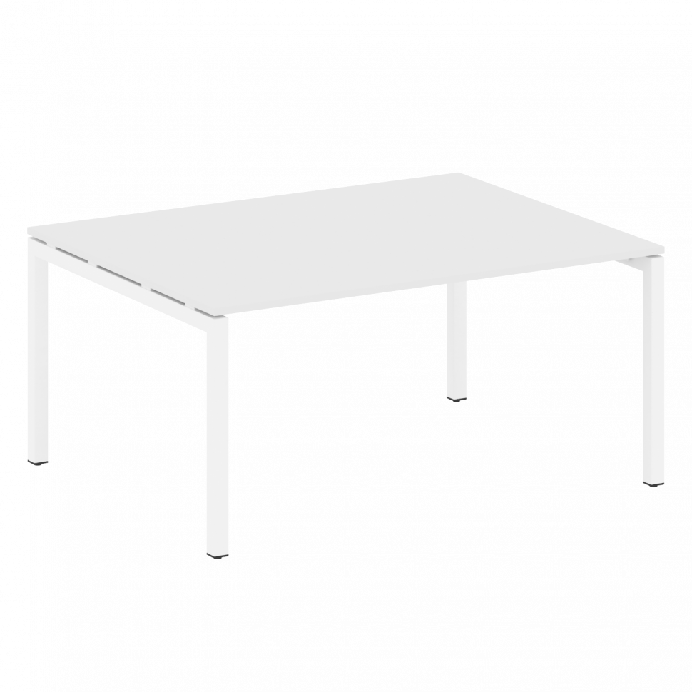 Metal System Quattro Переговорный стол (1 столешница) на П-образном м/к 50БП.ПРГ-1.4 Белый/Металл Бе Metal System Quattro Переговорный стол (1 столешница) на П-образном м/к 50БП.ПРГ-1.4 Белый/Металл Бе