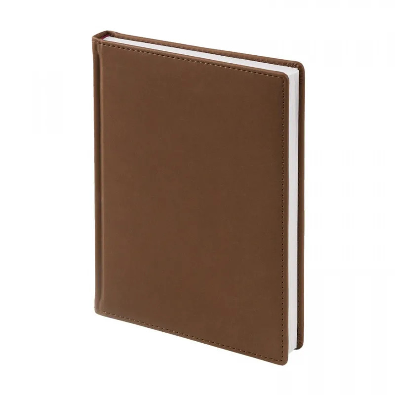 Ежедневник датированный 2026 А5+ VELVET Коричневый 3-123/03