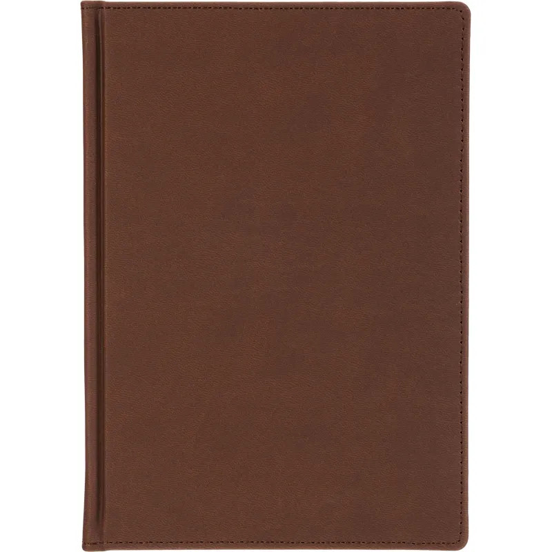 Ежедневник датированный 2026 А5+ VELVET Коричневый 3-123/03