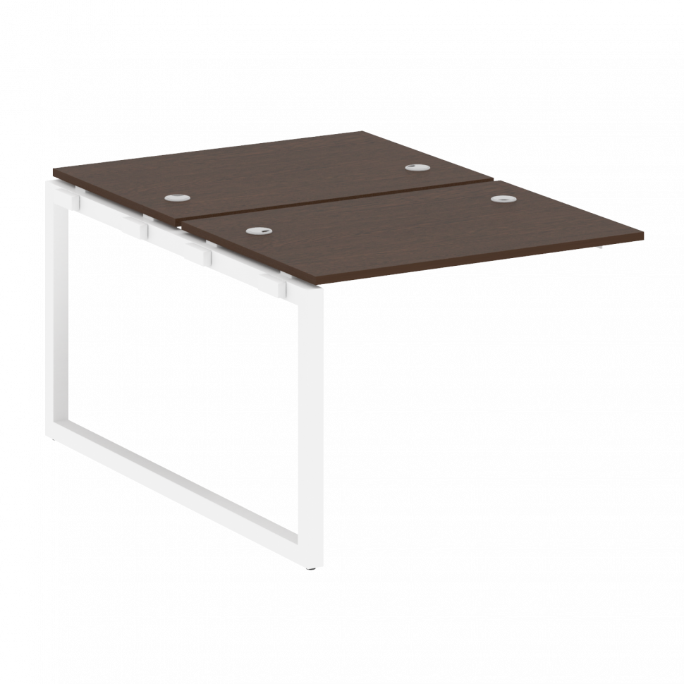 Metal System Quattro Проходной элемент рабочей станции на О-образном м/к 50БО.ПРС-СП-2.1 Венге Цаво/ Metal System Quattro Проходной элемент рабочей станции на О-образном м/к 50БО.ПРС-СП-2.1 Венге Цаво/