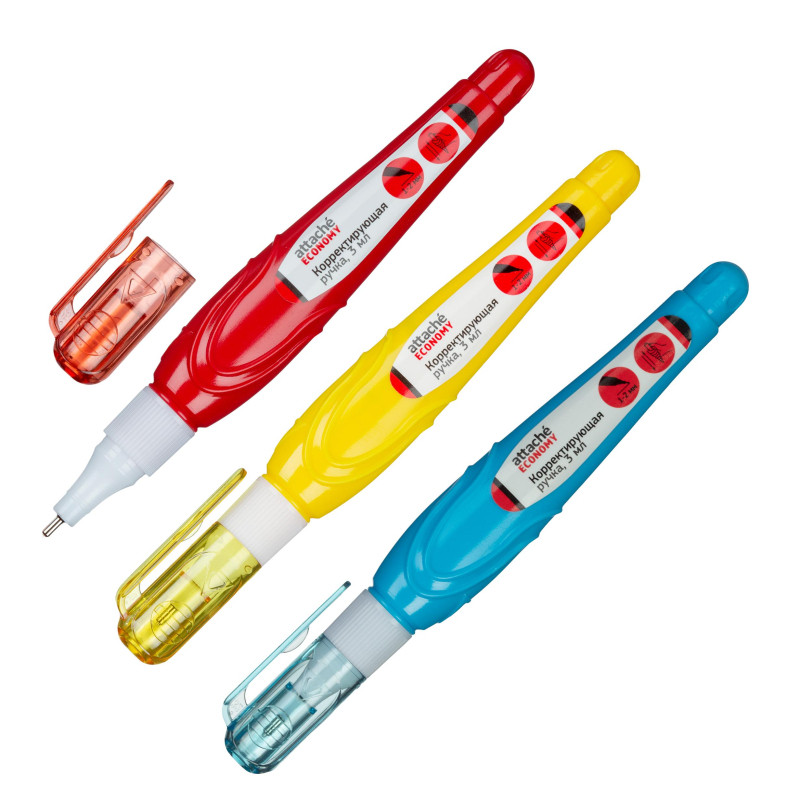 Корректирующий карандаш 3мл Attache Economy, мета ллический наконечник