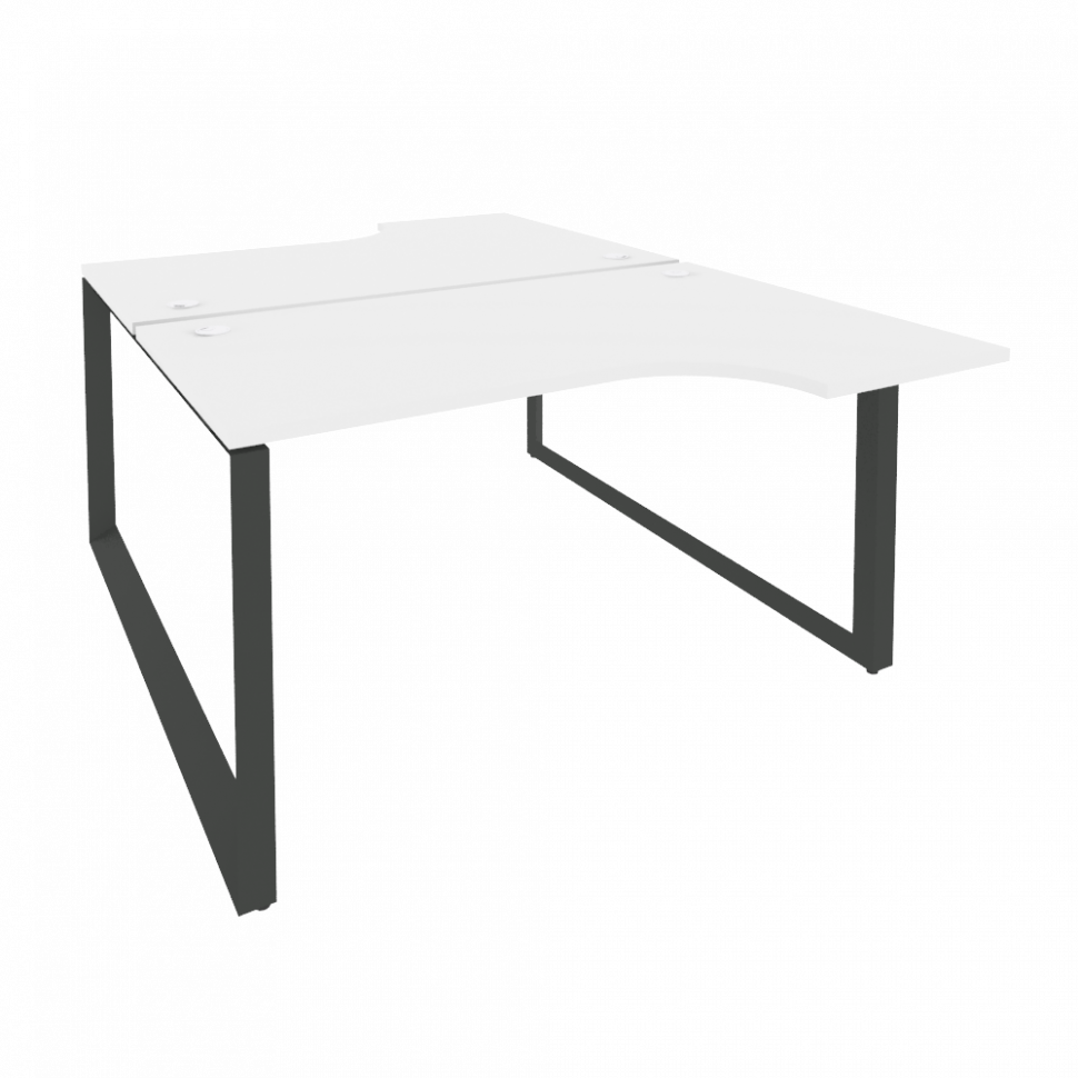 Onix Рабочая станция на О-образном м/к O.MO-D.SA-2 Белый Бриллиант/Металл Антрацит 1380*1995*750 (14 Onix Рабочая станция на О-образном м/к O.MO-D.SA-2 Белый Бриллиант/Металл Антрацит 1380*1995*750 (14
