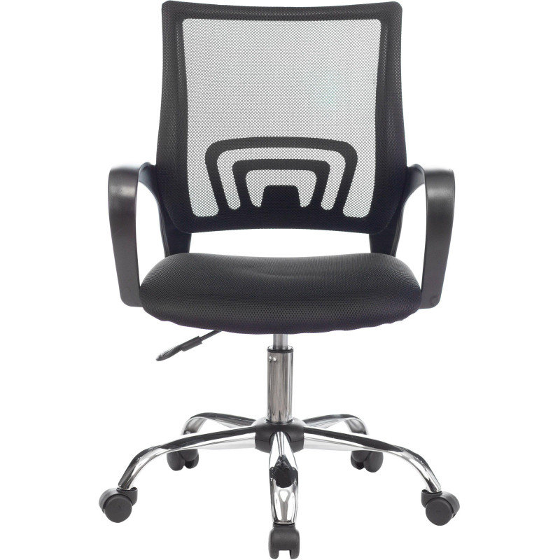 Кресло 0MX_VB_Бюрократ CH-695NLT/SL ткань черн TW-11/сетка черн TW-01 хром