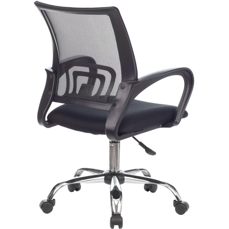 Кресло 0MX_VB_Бюрократ CH-695NLT/SL ткань черн TW-11/сетка черн TW-01 хром