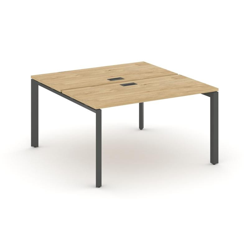Style Project Рабочая станция двухсторонняя SN-59P.DRS-004 Тиквуд Светлый/Металл Антрацит/Черный Заг