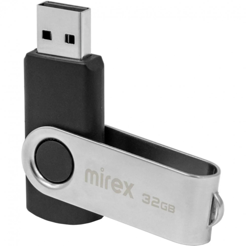 Флеш-память Mirex USB SWIVEL BLACK 32Gb (13600-FMURUS32 )