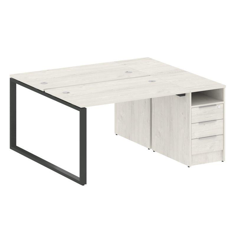 Metal System Рабочая станция с тумбой на О-образном м/к БО.РС-СТП-2.2 Дуб Наварра/Металл Антрацит 16 Metal System Рабочая станция с тумбой на О-образном м/к БО.РС-СТП-2.2 Дуб Наварра/Металл Антрацит 16