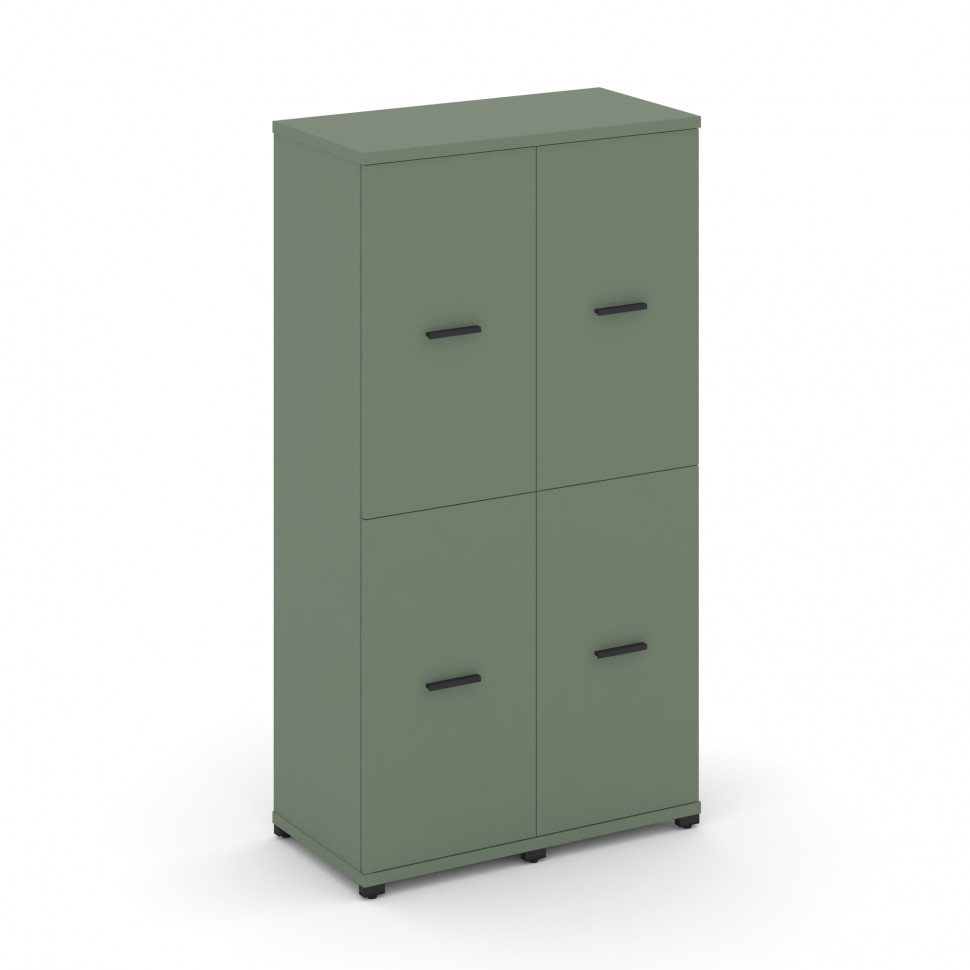 Concept Шкаф 2 узкие секции, 4 ниши CN.STU-422 B Кобо/Металл Черный 836*420*1554