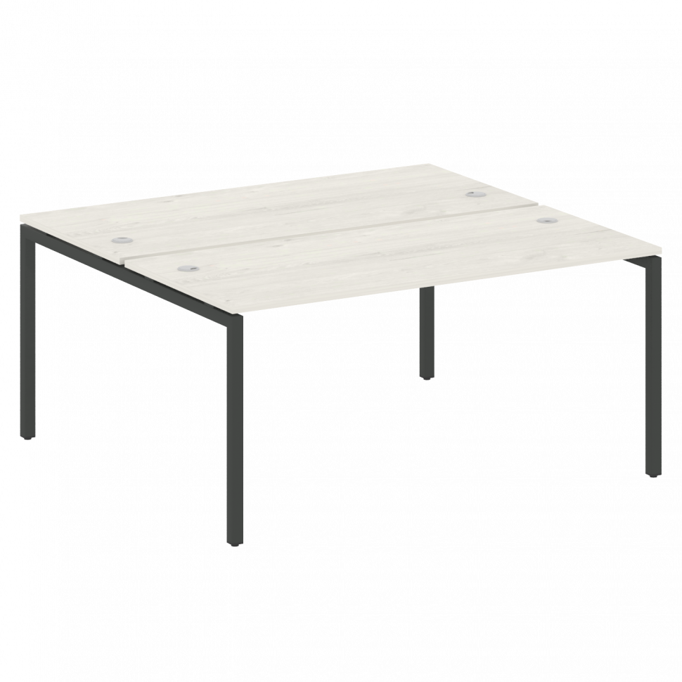 Metal System Quattro Рабочая станция на П-образном м/к 40БП.РАС-СП-2.4 Дуб Наварра/Металл Антрацит 1 Metal System Quattro Рабочая станция на П-образном м/к 40БП.РАС-СП-2.4 Дуб Наварра/Металл Антрацит 1