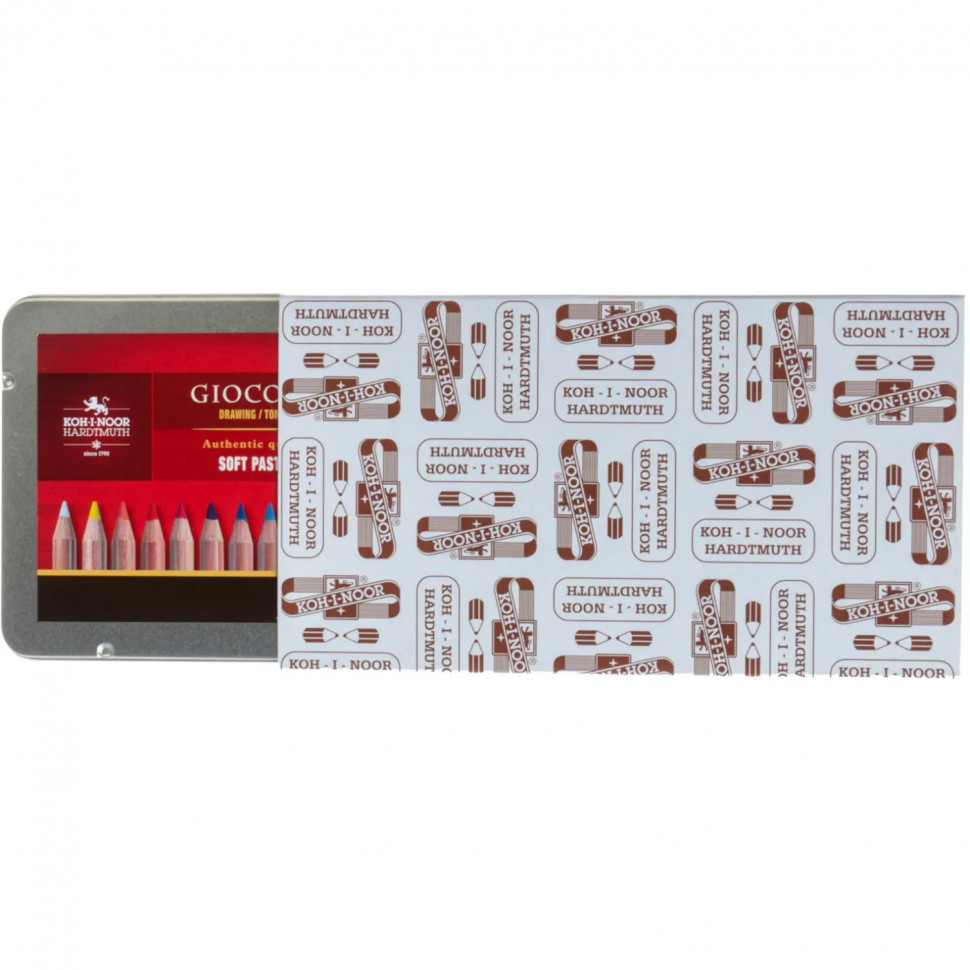 Карандаши пастельные цветные KOH-I-NOOR GIOCONDA SOFT 12цв/наб 8827012005PL