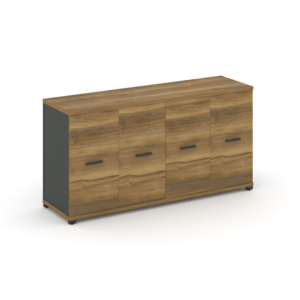 Concept Распаш. шкаф опорный/приставной CN.SOPR-005 A Сандал Янтарный/Антрацит/Металл Антрацит 1480*