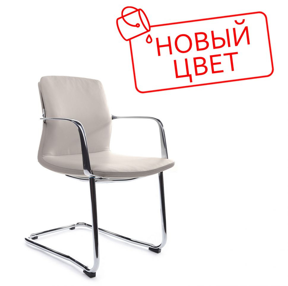 Кресло Plaza-SF FK004-С11 Светло-серый (1A MB918) натуральная кожа 58*58*82 Кресло Plaza-SF FK004-С11 Светло-серый (1A MB918) натуральная кожа 58*58*82