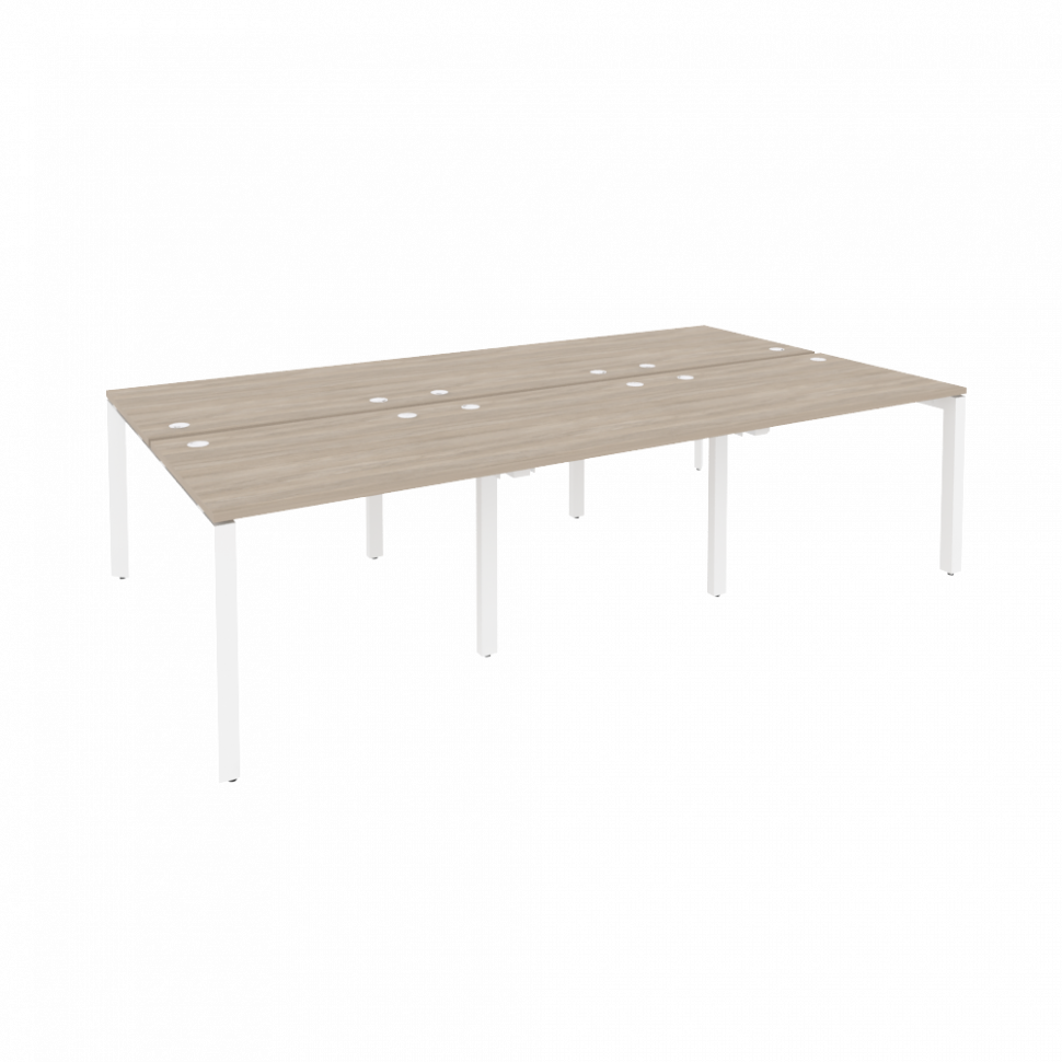 Onix Рабочая станция на П-образном м/к O.MP-D.RS-6.1.8 Дуб Аттик/Металл Белый 2940*1635*750 Onix Рабочая станция на П-образном м/к O.MP-D.RS-6.1.8 Дуб Аттик/Металл Белый 2940*1635*750