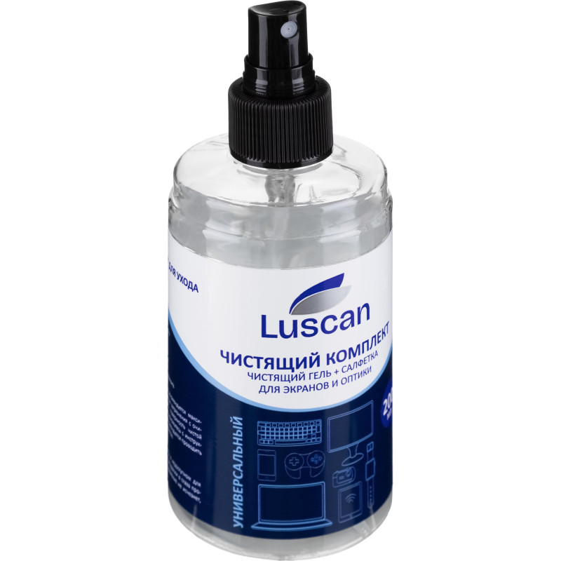 Гель для чистки мониторов, 200 мл + м/фибра 18х18