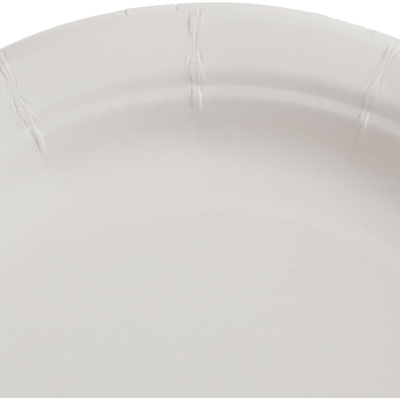 Тарелка одноразовая из ламинированной бумаги д 180 мм, 50шт/уп