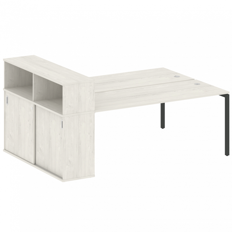 Metal System Quattro Рабочая станция с шкафом-купе на П-образном м/к 40БП.РС-СШК-2.5 Т Дуб Наварра/М Metal System Quattro Рабочая станция с шкафом-купе на П-образном м/к 40БП.РС-СШК-2.5 Т Дуб Наварра/М