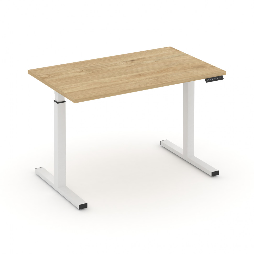 Move up Стол электроподъемный MV.SE-2.7 Тиквуд Светлый/Металл Белый 1180*720*720-1190 Move up Стол электроподъемный MV.SE-2.7 Тиквуд Светлый/Металл Белый 1180*720*720-1190