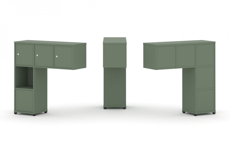 Concept Надставка низкая CN.ONN-006 Кобо/Металл Черный 1099*365*1130