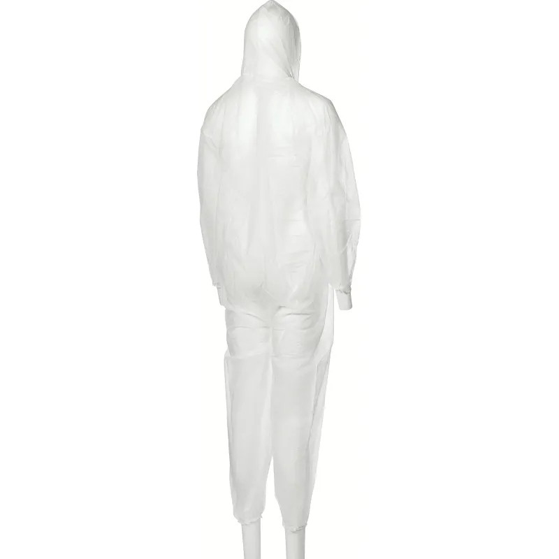 Комбинезон одноразовый Каспер 50 гр/м2 ламинированный белый р-р L 1 шт/уп