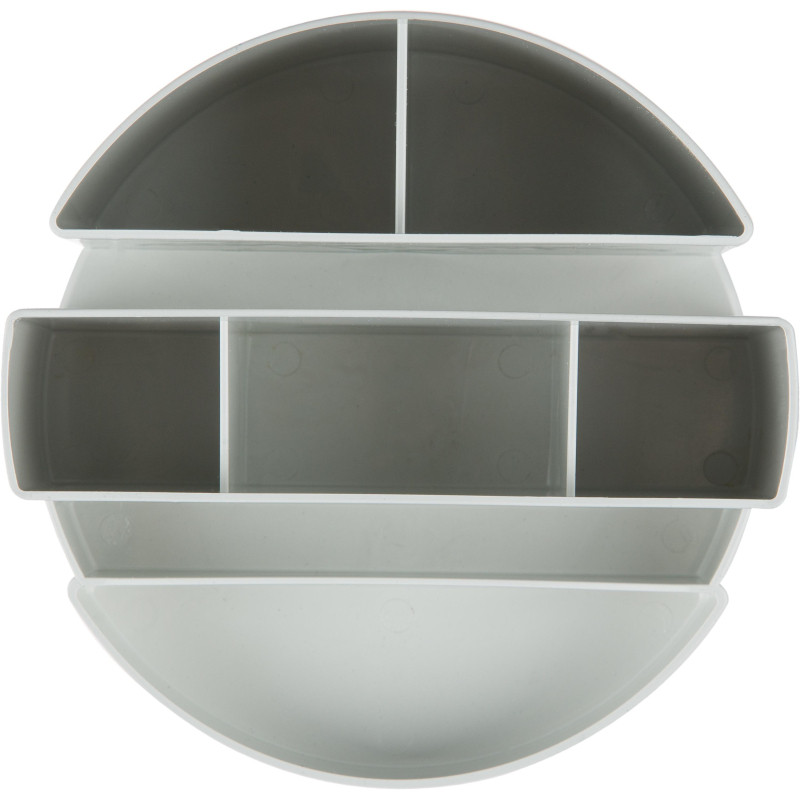 Подставка-органайзер д/канцеляр. мелочей Attache 8 отделений office серый