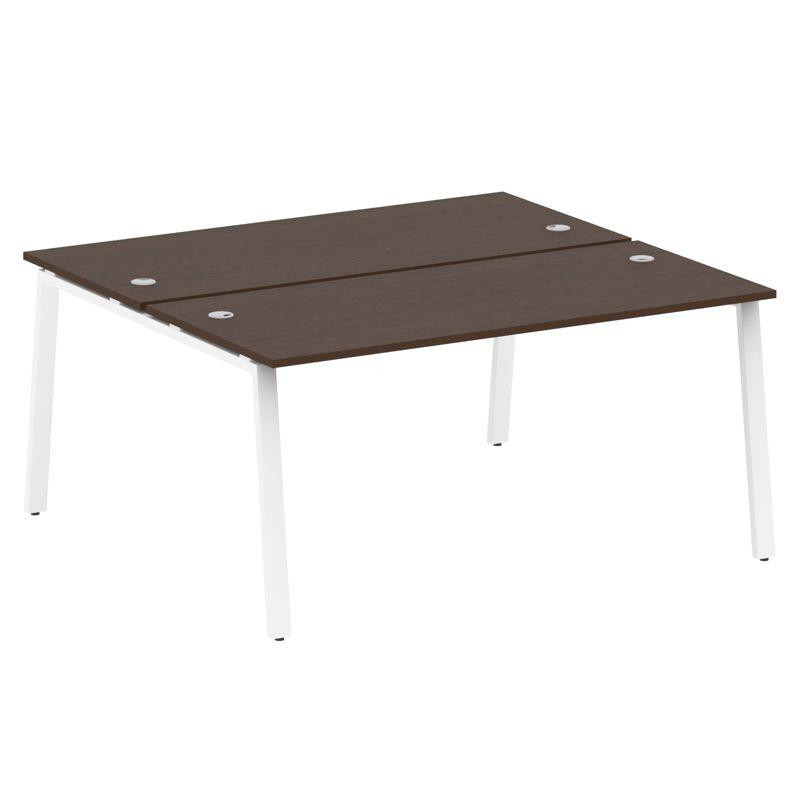 Metal System Рабочая станция на А-образном м/к БА.РАС-СП-2.4 Венге Цаво/Металл Белый 1600*1475*750 Metal System Рабочая станция на А-образном м/к БА.РАС-СП-2.4 Венге Цаво/Металл Белый 1600*1475*750