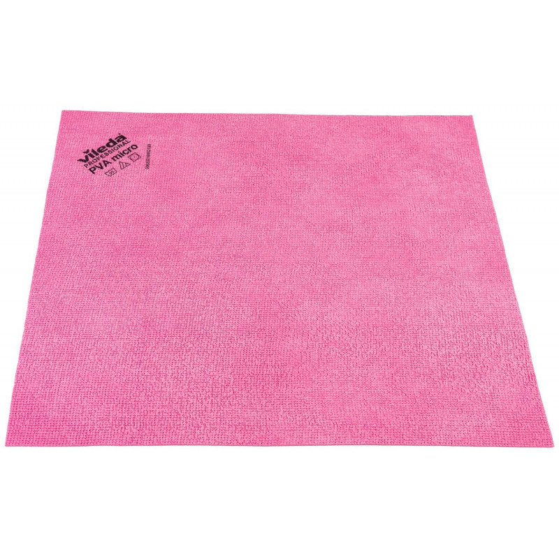 Салфетки хозяйственные Vileda ПВА Микро 35х38см красные 5шт/уп 143591