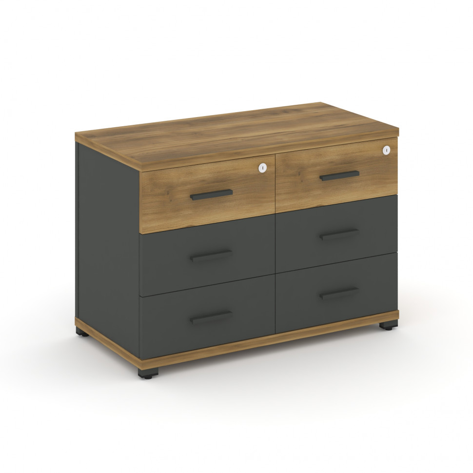 Concept Тумба приставная широкая 6 ящ. CN.TSP-007 A Сандал Янтарный/Антрацит/Металл Антрацит 836*420 Concept Тумба приставная широкая 6 ящ. CN.TSP-007 A Сандал Янтарный/Антрацит/Металл Антрацит 836*420