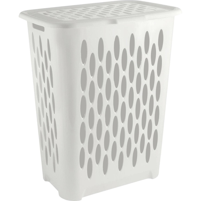 Корзина для белья Keeplex Light с крышкой 37л белое облако Корзина для белья Keeplex Light с крышкой 37л белое облако
