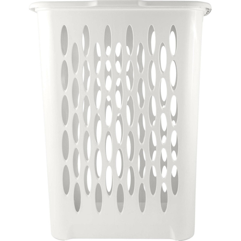 Корзина для белья Keeplex Light с крышкой 37л белое облако