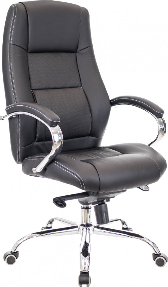 Кресло Everprof Kron (Крон) M Экокожа Черный