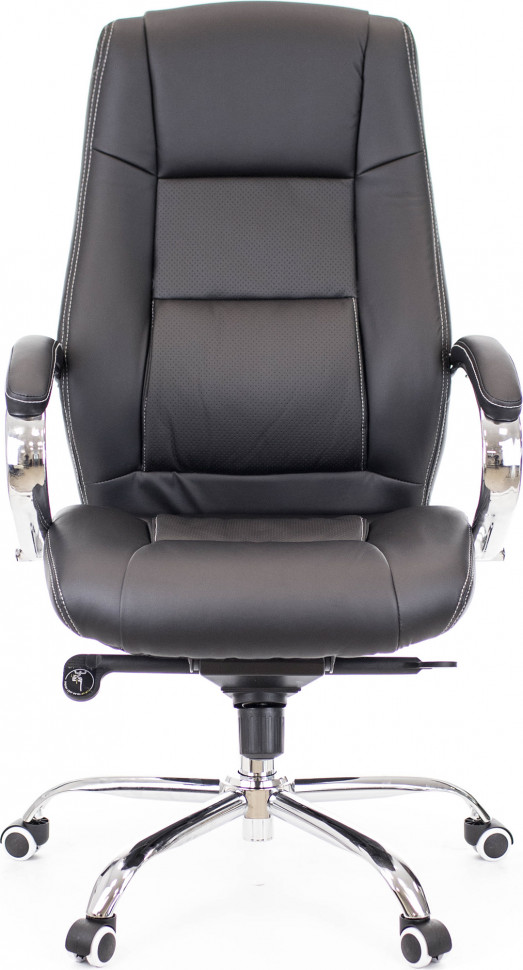 Кресло Everprof Kron (Крон) M Экокожа Черный