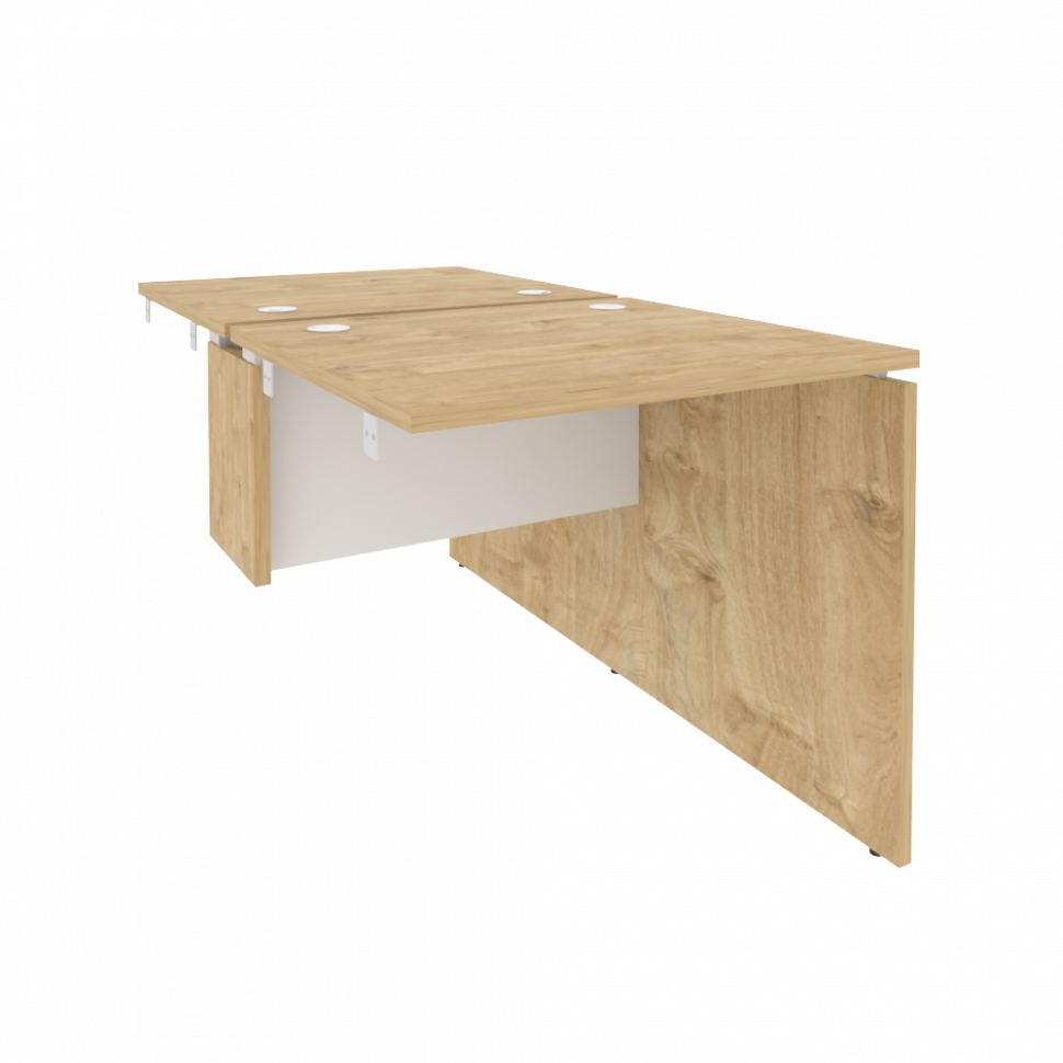 Onix Стол-приставка двойной к опорным элементам O.D.SPR-0.7 Тиквуд Светлый/Белый Бриллиант 780*1475* Onix Стол-приставка двойной к опорным элементам O.D.SPR-0.7 Тиквуд Светлый/Белый Бриллиант 780*1475*