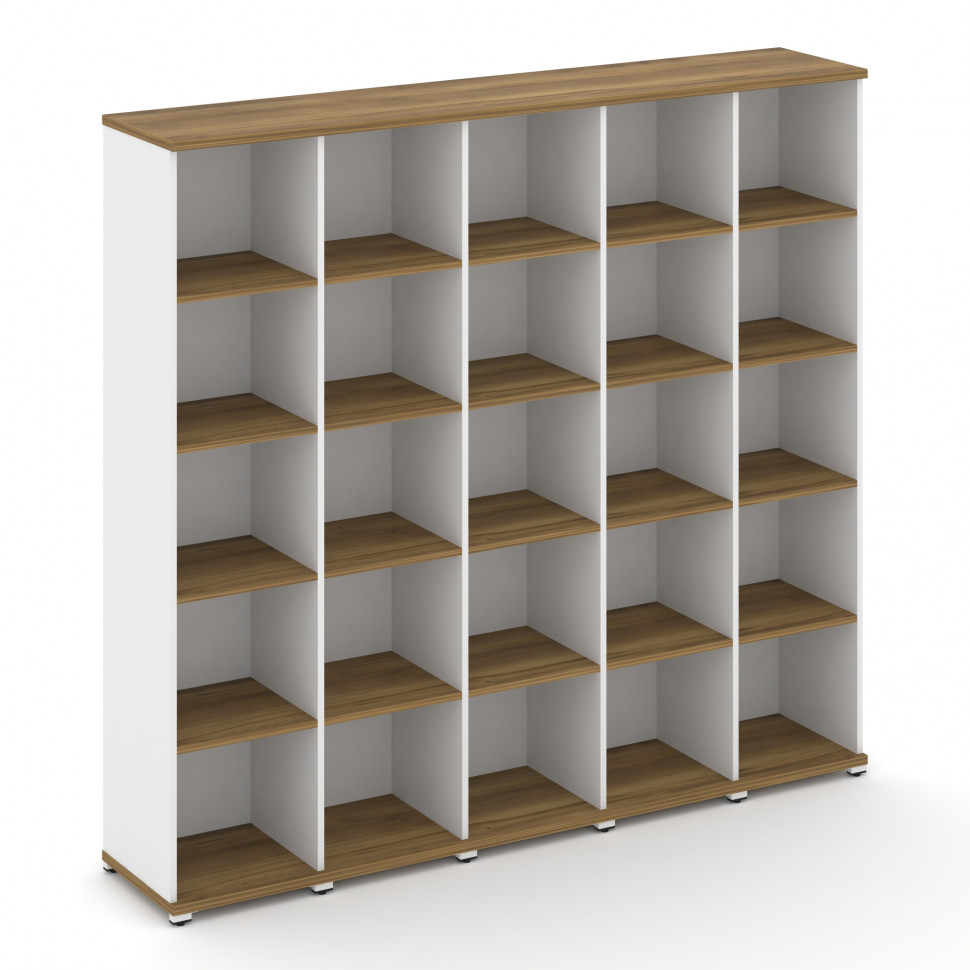 Concept Стеллаж 5 узких секций, 5 ниш CN.STU-550 Сандал Янтарный/Белый Бриллиант/Металл Белый 2084*4 Concept Стеллаж 5 узких секций, 5 ниш CN.STU-550 Сандал Янтарный/Белый Бриллиант/Металл Белый 2084*4