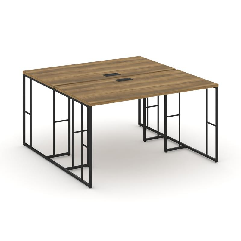 Rift Рабочая станция RF.DRS-015 Сандал Янтарный/Металл Черный 1780*1432*750