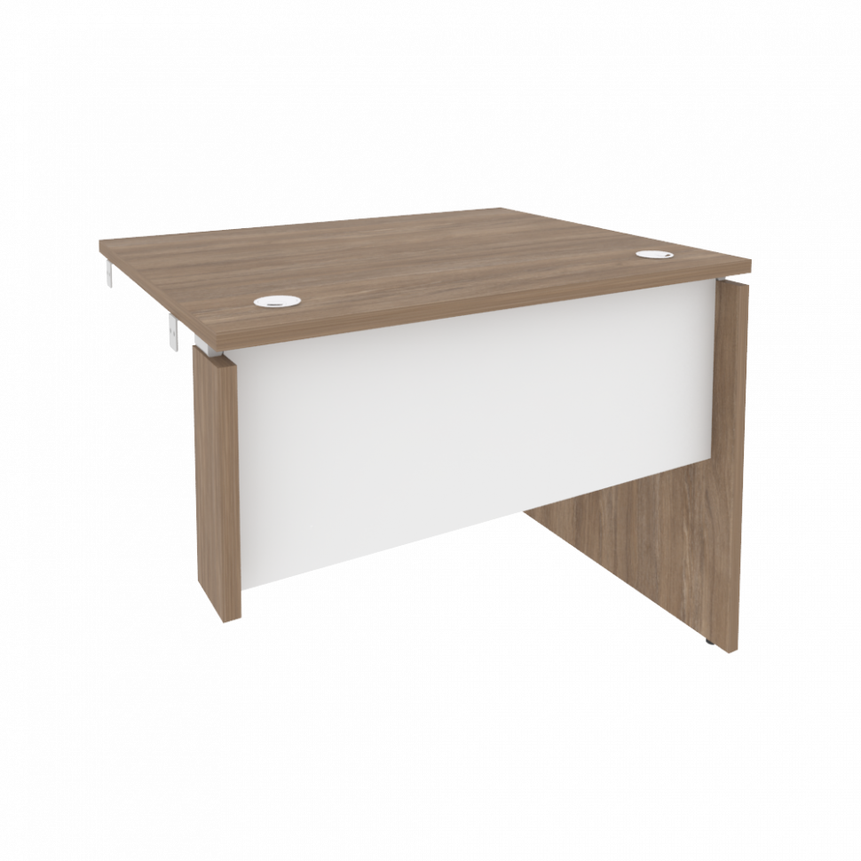 Onix Стол-приставка правый к опорным элементам O.SPR-1.8 (R) Дуб Аризона/Белый Бриллиант 980*800*750