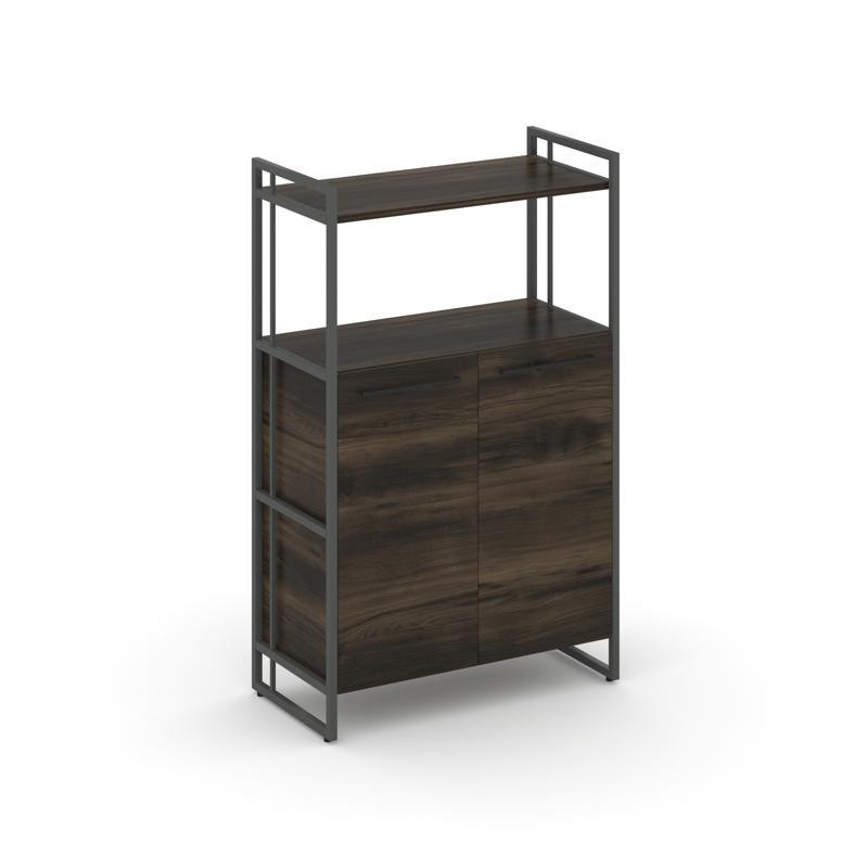 Rift Шкаф 3 ниши широкий RF.SS-32 Дуб Мали/Металл Антрацит/Черный Ручки 798*396*1286