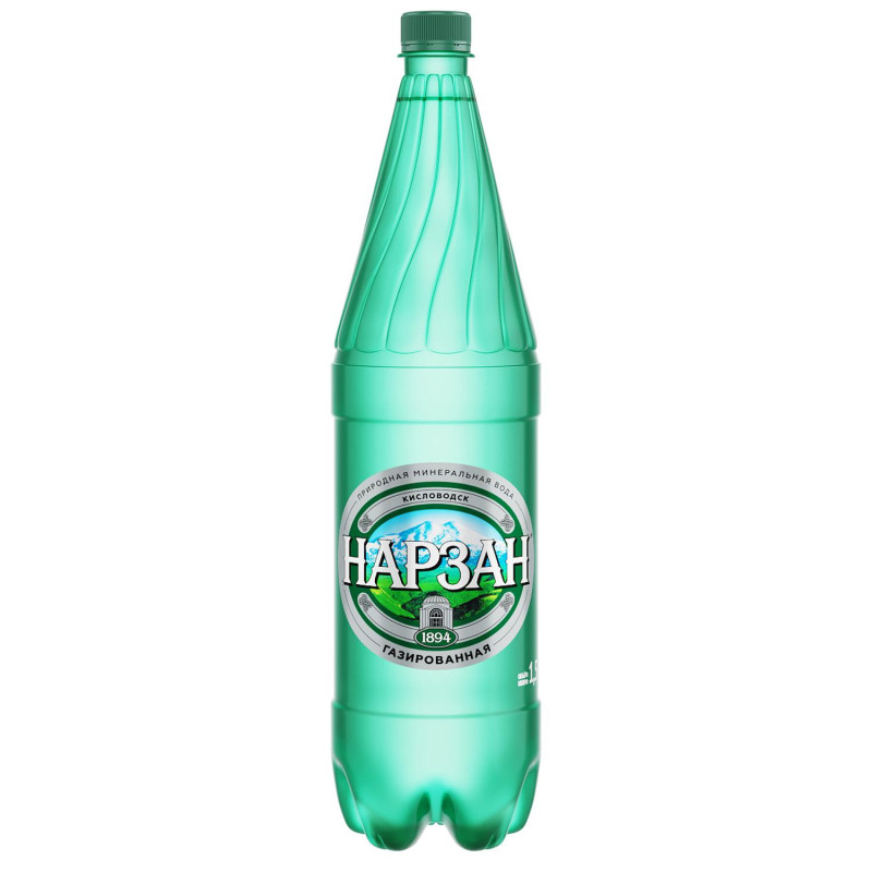 Вода минеральная Нарзан газированная пэт 1,5л