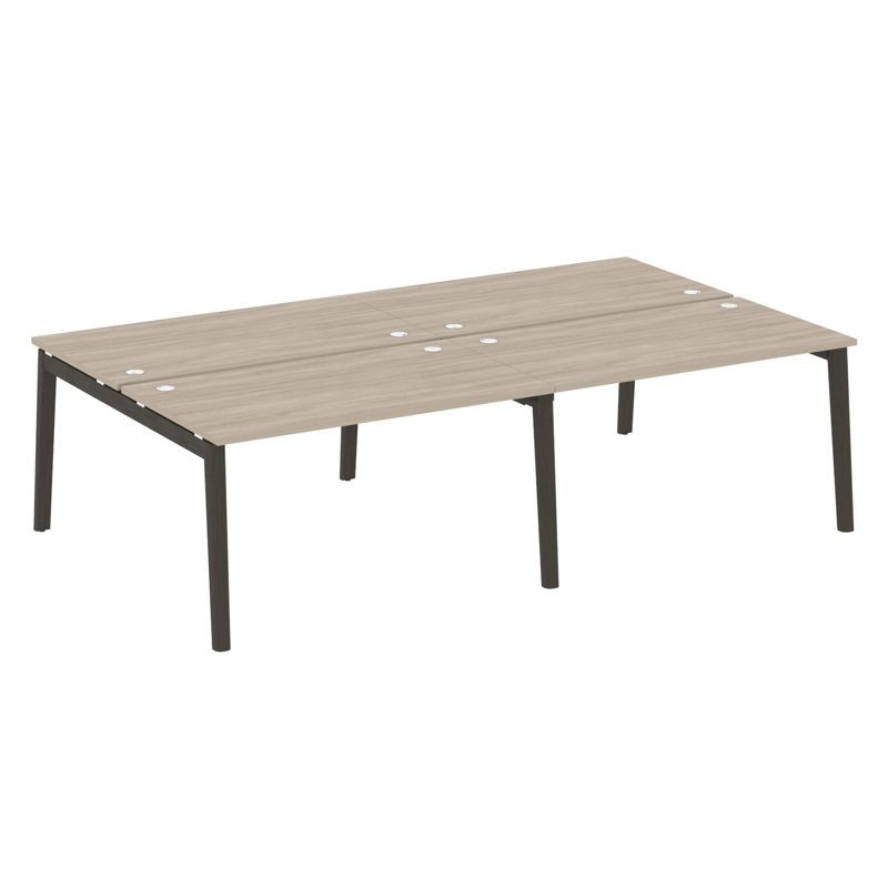 Onix Wood Рабочая станция OW.D.RS-4.3.8 Дуб Аттик/Дуб Темный/Металл Антрацит 2760*1635*750