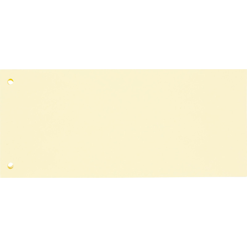 Разделитель листов разделительные полоски Комус, желтые, 100 шт./уп.