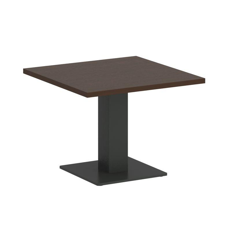 Riva Стол журнальный квадратный А.СЖ-2 Венге Цаво/Металл Антрацит 600*600*450