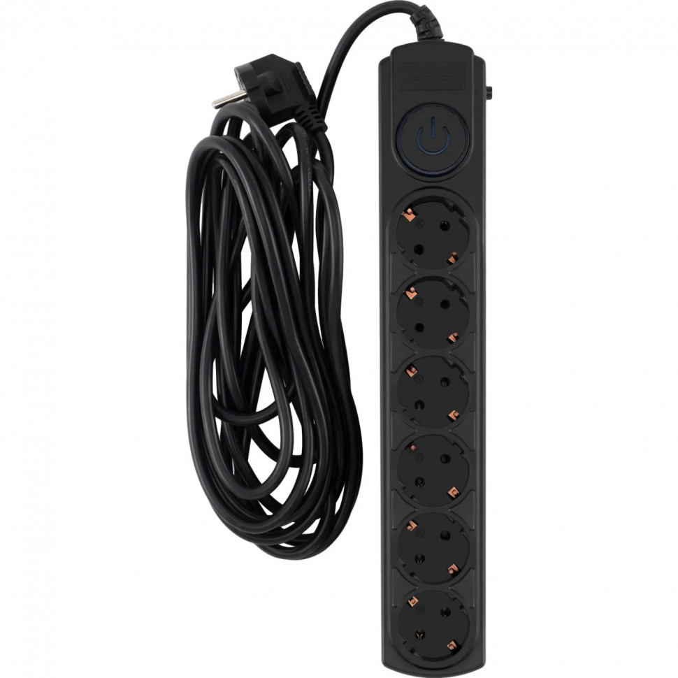 Сетевой фильтр Ippon BK-6-EU-5-10-B 5м (6 розеток) черный (1804812)