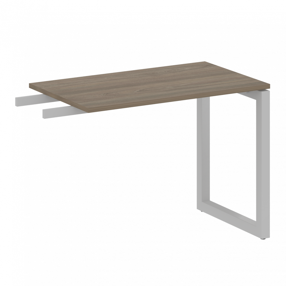 Metal System Quattro Приставной элемент на О-образном м/к 50БО.ПР-3 Вяз Благородный/Металл Серый 100 Metal System Quattro Приставной элемент на О-образном м/к 50БО.ПР-3 Вяз Благородный/Металл Серый 100